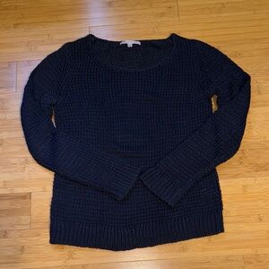 GAP Women's Dark Blue Crew Neck Sweater